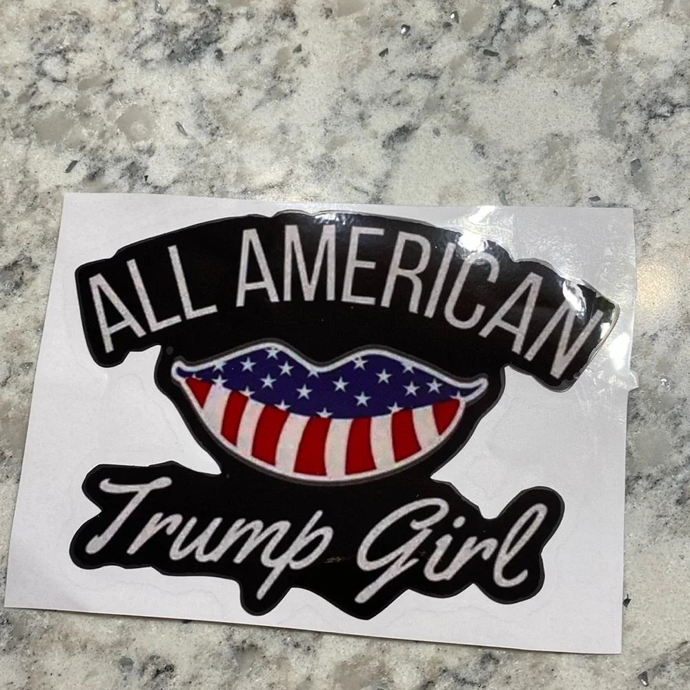 NEW Large “Trump Girl” Sticker - Perfect for Cars